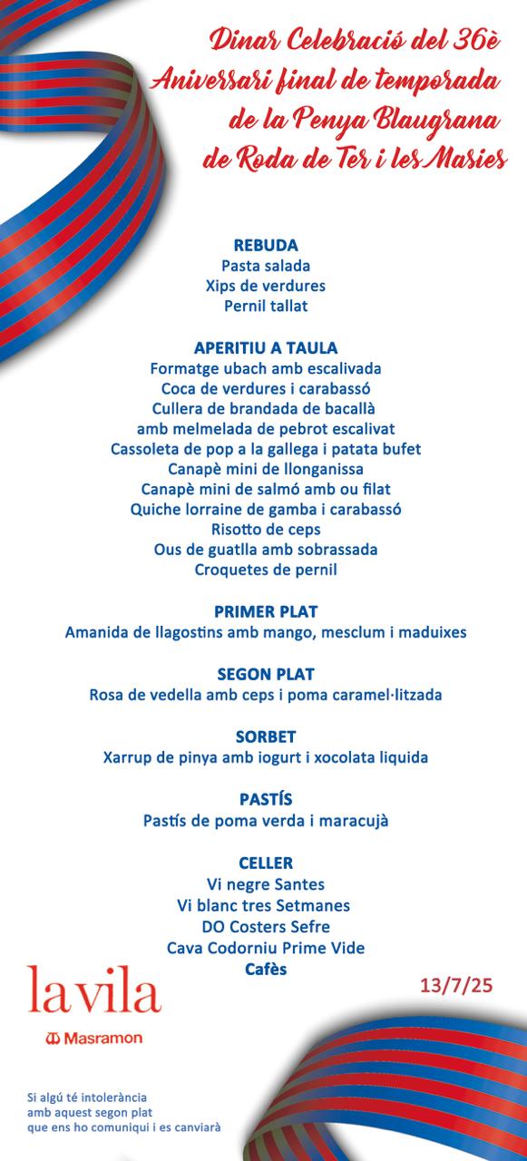 2025 MINUTA DINAR FESTA PENYA